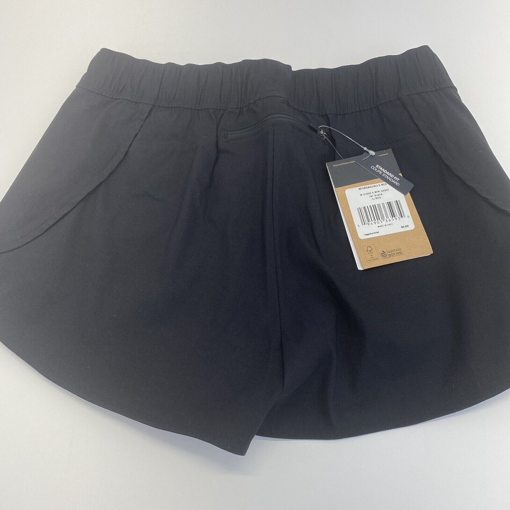 The North Face Women's Class V Mini Shorts Size S Black Drawstring Pocket New - Picture 10 of 16